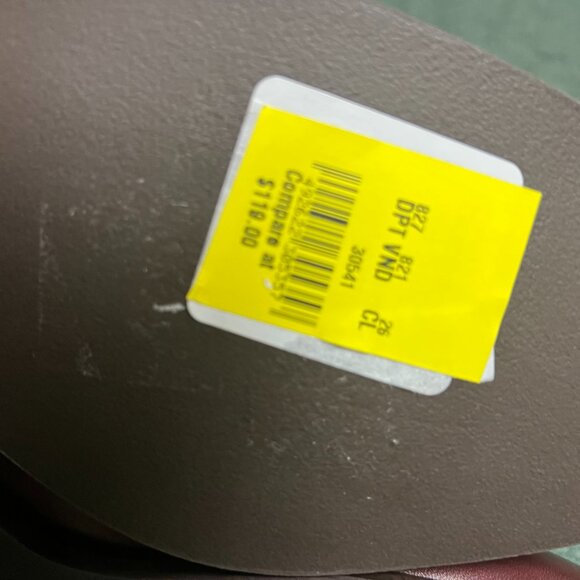 Cole Haan Holis Buckle Bootie Womens Size 11 B Burgundy Leather Ankle Boots NWT - Picture 7 of 8